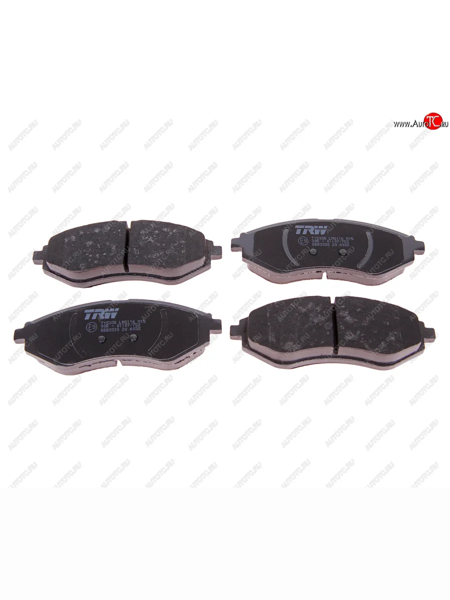 Колодки тормозные передние (4шт.) TRW Chevrolet Aveo T250 хэтчбек 5 дв рестайлинг (2006-2011)  в Керчи Республика Крым