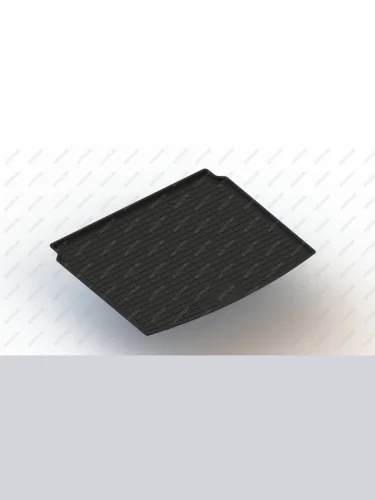 Коврик в багажник (термоэластопласт) Seintex (черный) Zeekr 001 дорестайлинг (2021-2024)