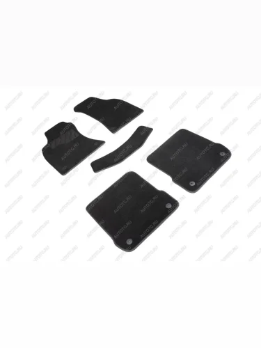 Текстильные коврики в салон (с 01-05г. LUX текстиль) SeinTex  Audi A6 C6 дорестайлинг, универсал (2004-2008)