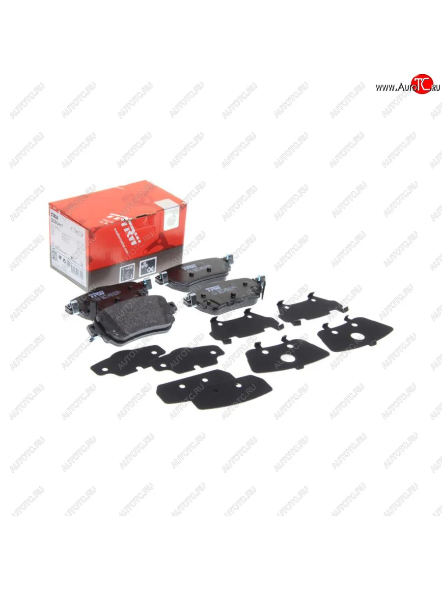 Колодки тормозные задние (4шт.) TRW Nissan Qashqai 2 J11 рестайлинг (2017-2022)  в Самаре Самарской области