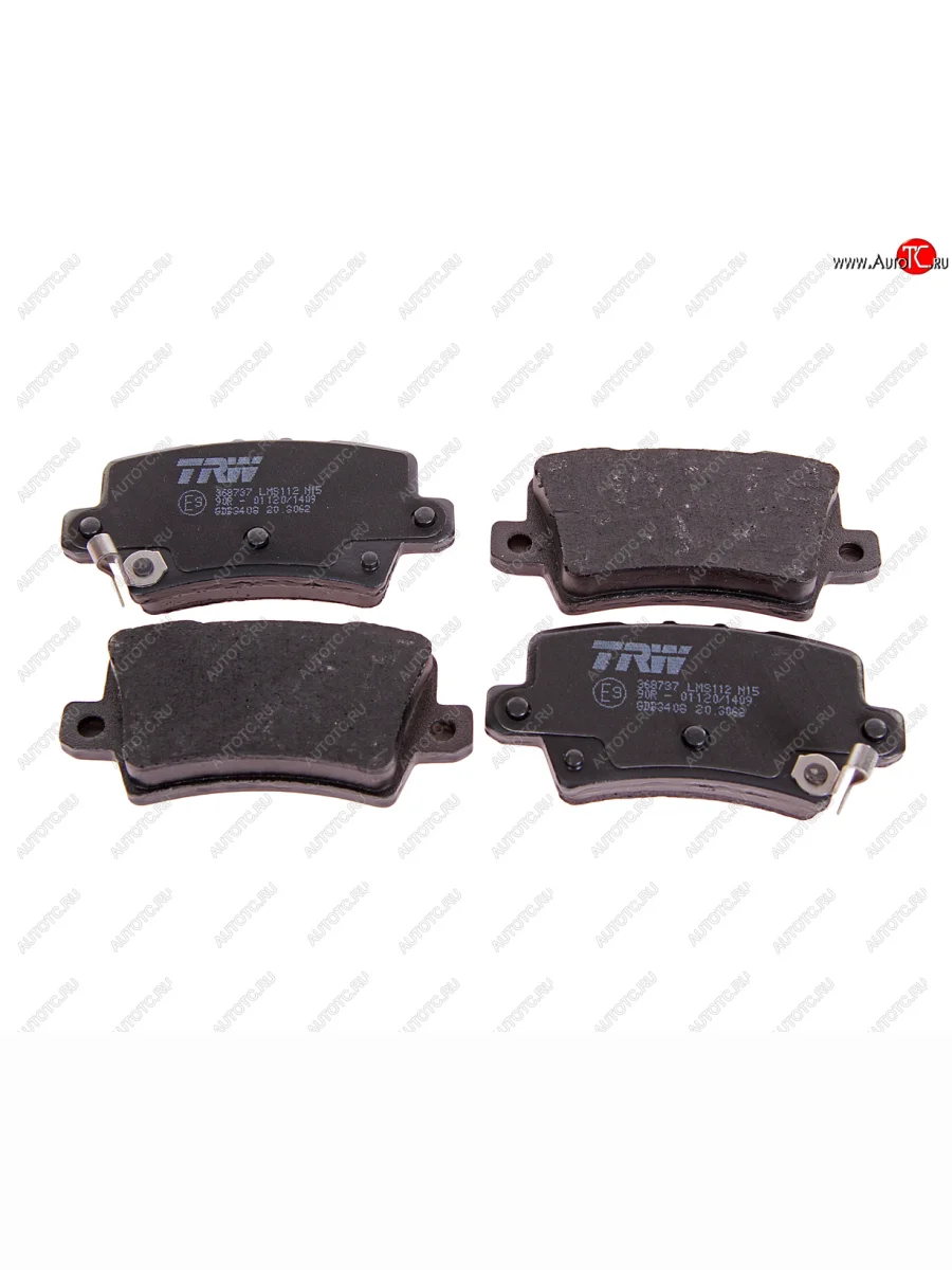 Колодки тормозные задние (4шт.) TRW Honda Civic FK,FN хэтчбэк 5 дв. дорестайлинг (2005-2008)  в Самаре Самарской области