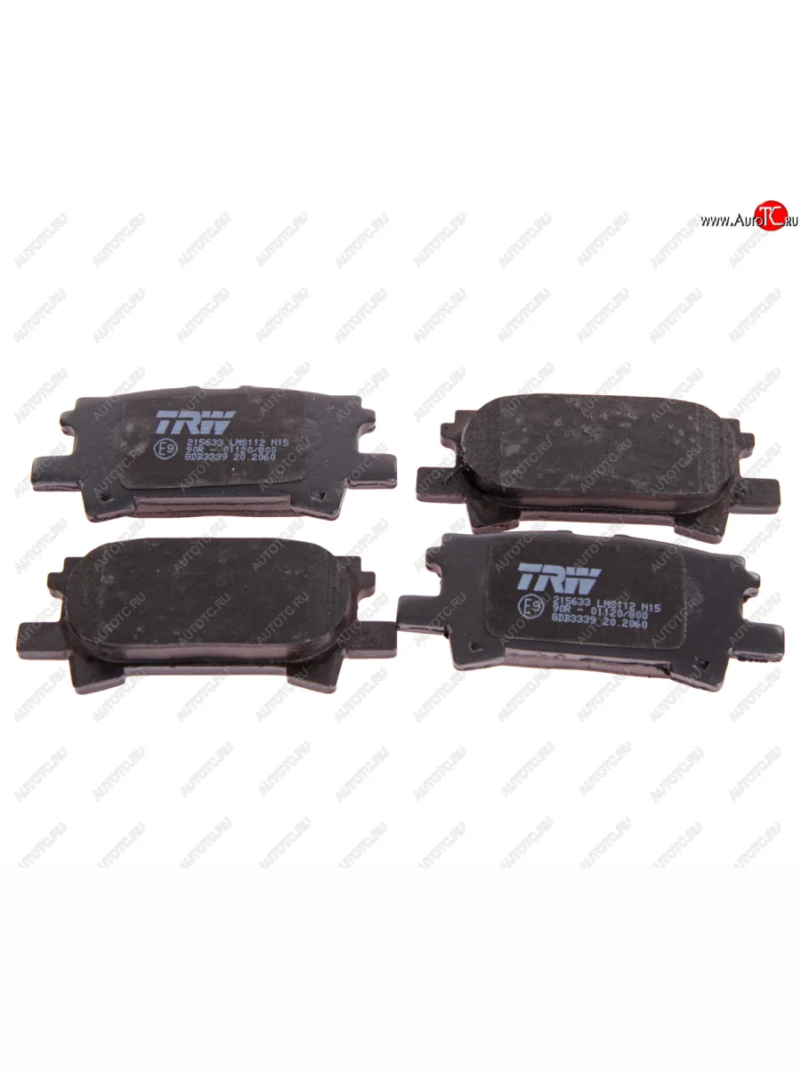 Колодки тормозные задние (4шт.) TRW Lexus RX300 XU30 дорестайлинг (2003-2006)  с доставкой в г. Керчь