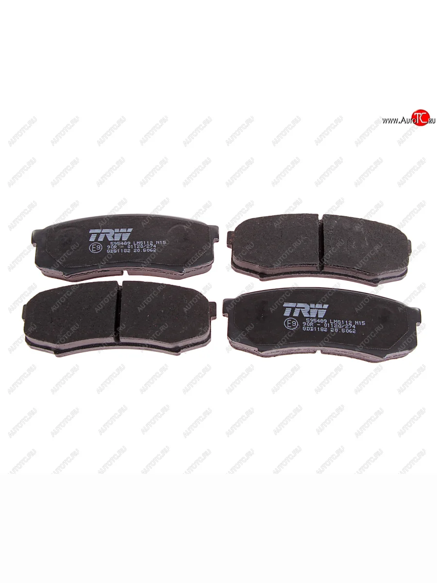 Колодки тормозные задние (4шт.) TRW Toyota Land Cruiser 10 100 1-ый рестайлинг (2002-2005)  в Самаре Самарской области