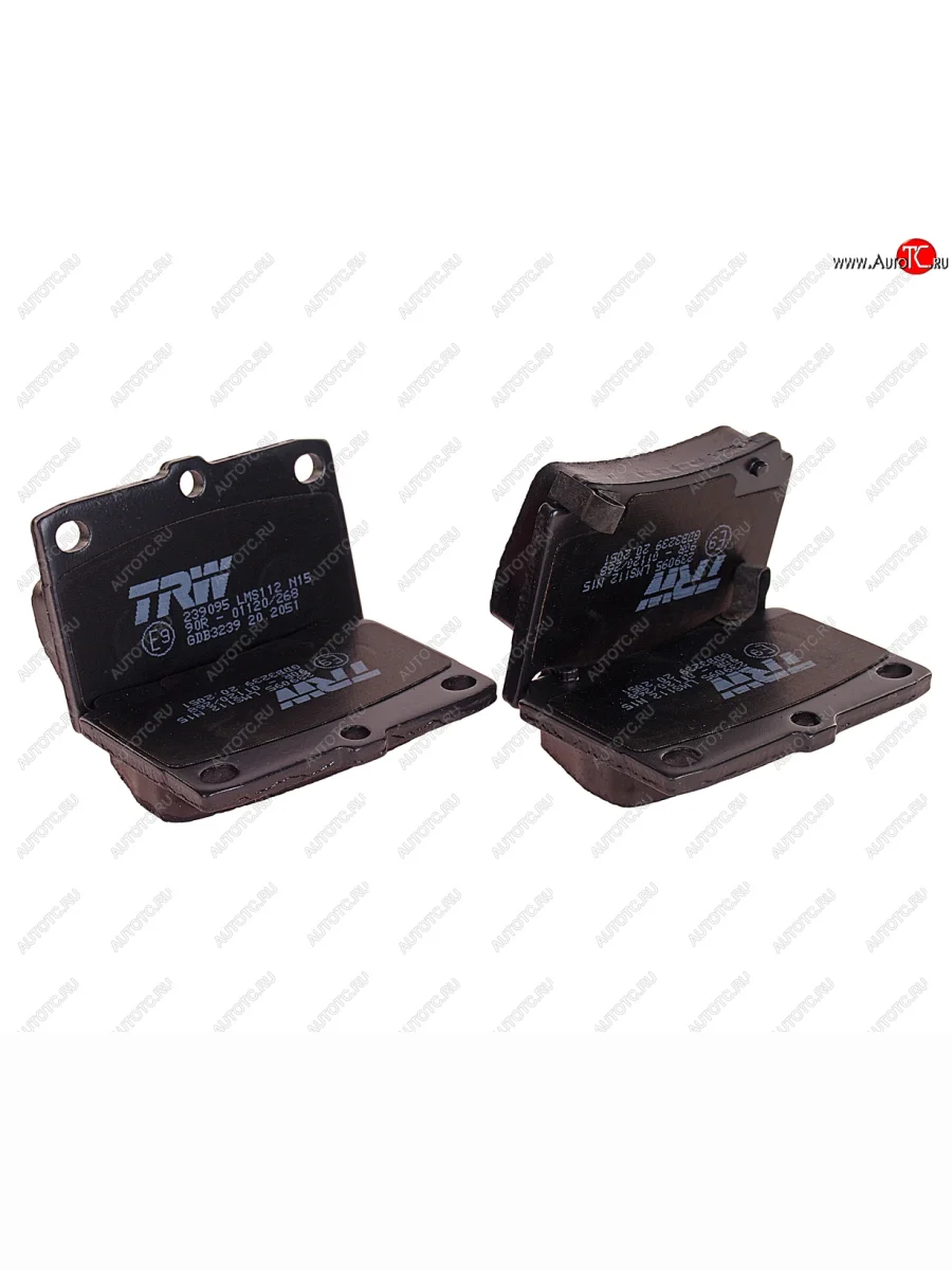 Колодки тормозные задние (4шт.) TRW Mitsubishi Pajero Sport PA рестайлинг (2004-2008)  в Самаре Самарской области