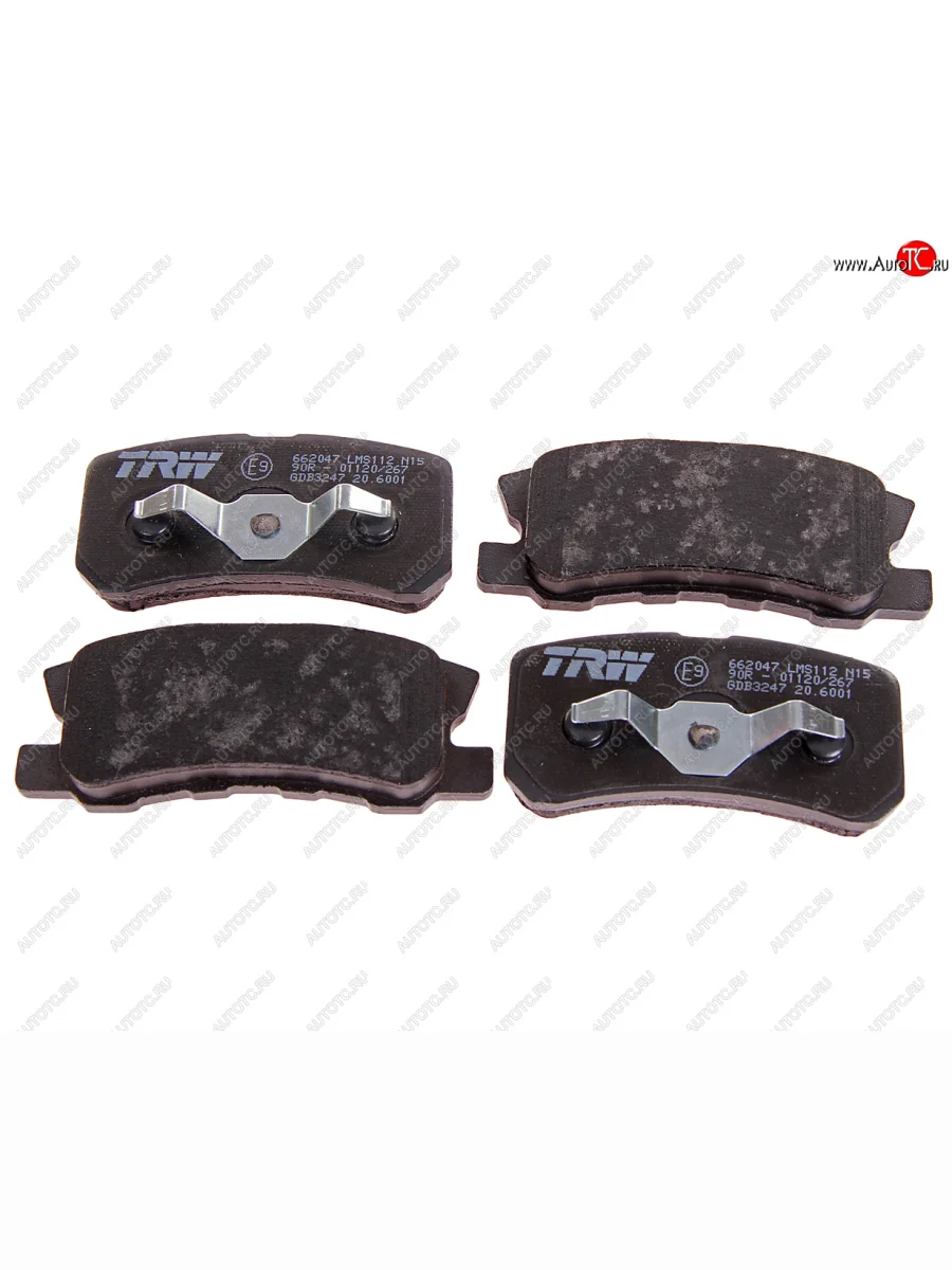 Колодки тормозные задние (4шт.) TRW Mitsubishi ASX дорестайлинг (2010-2012)  в Керчи Республика Крым