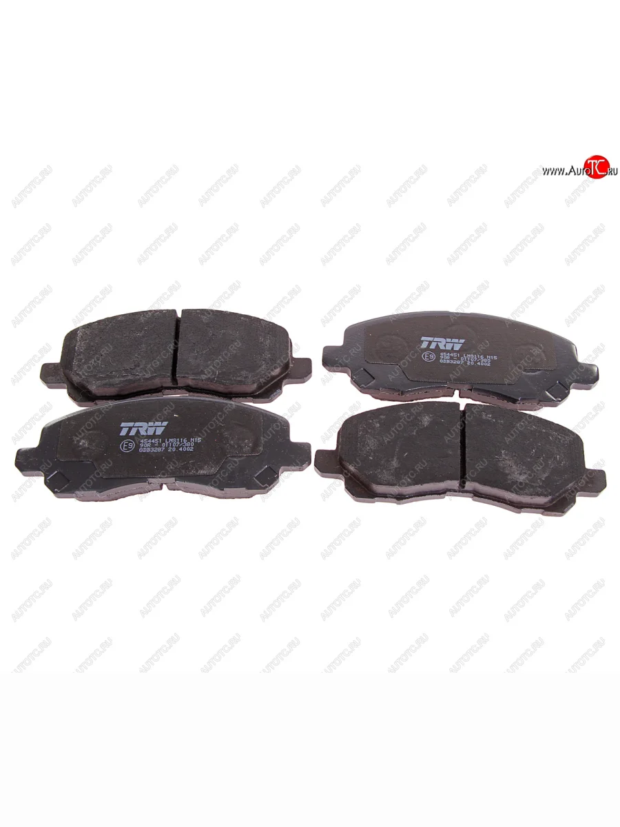 Колодки тормозные передние (4шт.) TRW Mitsubishi Lancer 9 CS седан 1-ый рестайлинг (2003-2005)  в Керчи Республика Крым
