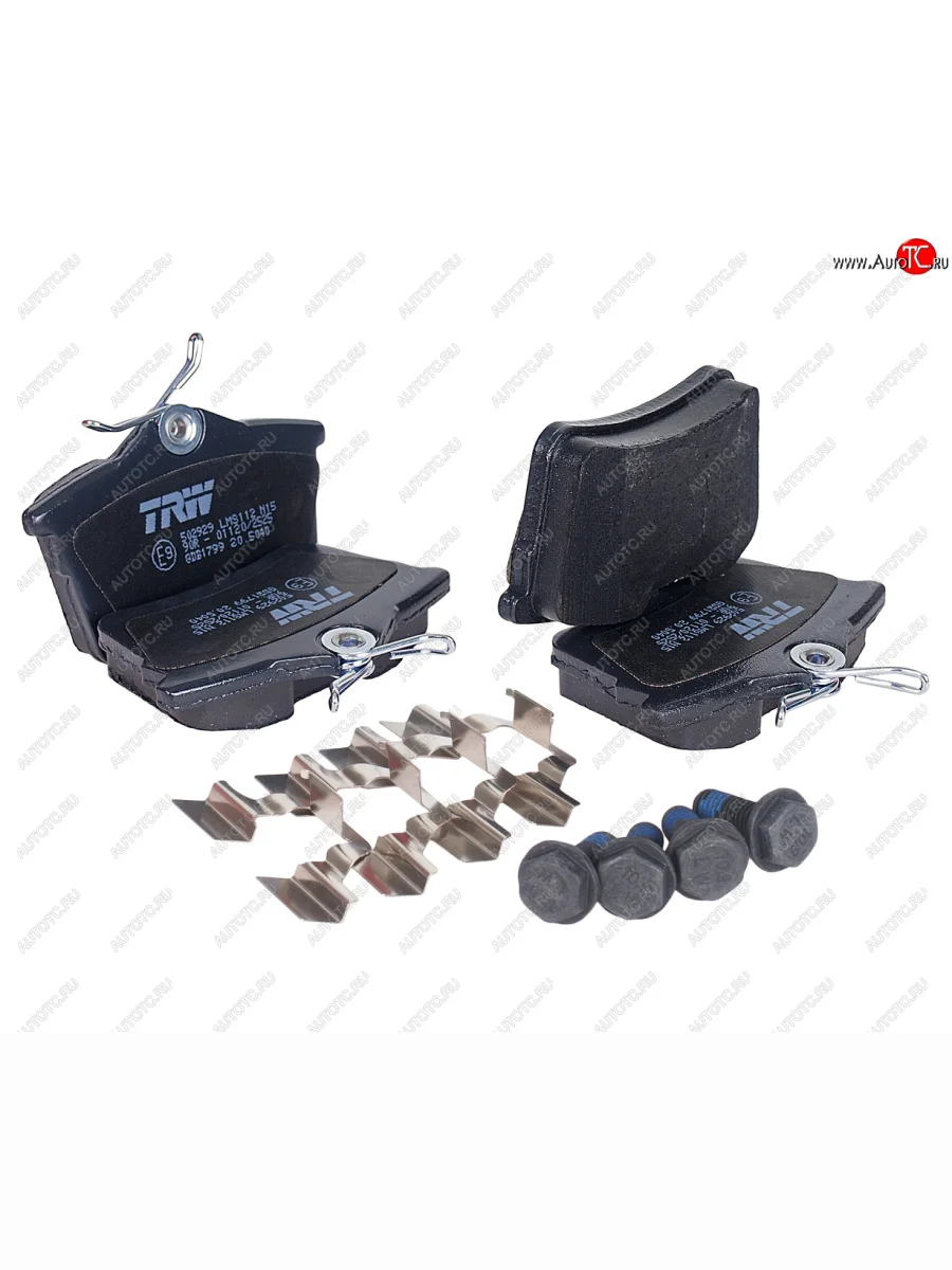 Колодки тормозные задние (4шт.) TRW CITROEN Berlingo B9 дорестайлинг (2008-2016)  в Перми Пермском крае