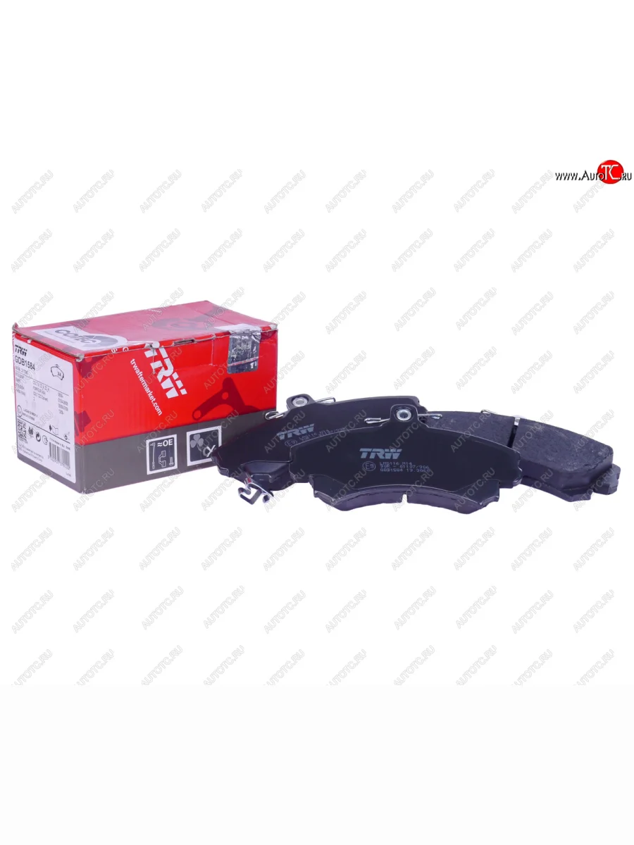 Колодки тормозные передние (4шт.) TRW Mitsubishi Colt Z20, Z30 хэтчбэк 3 дв. дорестайлинг (2002-2009)  в Керчи Республика Крым