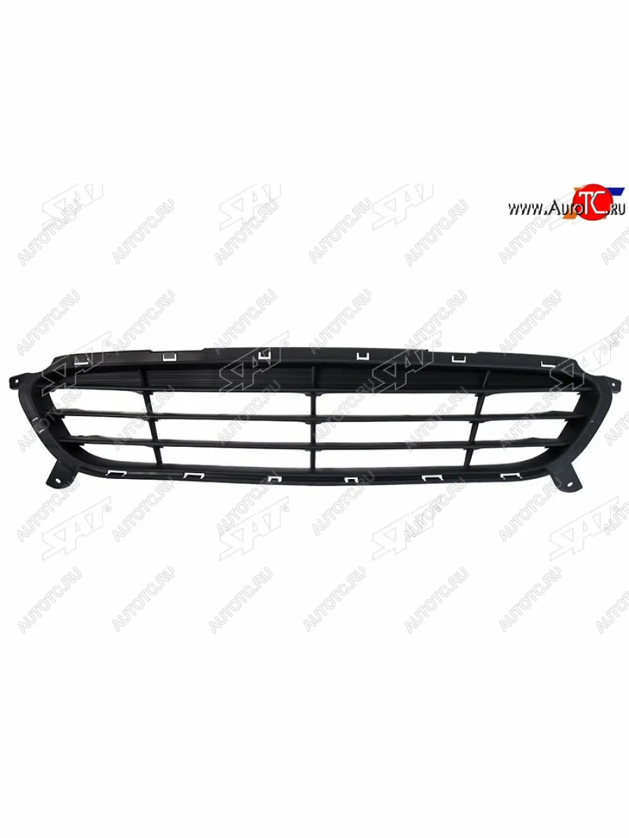 Нижняя решетка переднего бампера SAT Hyundai Solaris RBr седан дорестайлинг (2010-2014)  с доставкой в г. Керчь