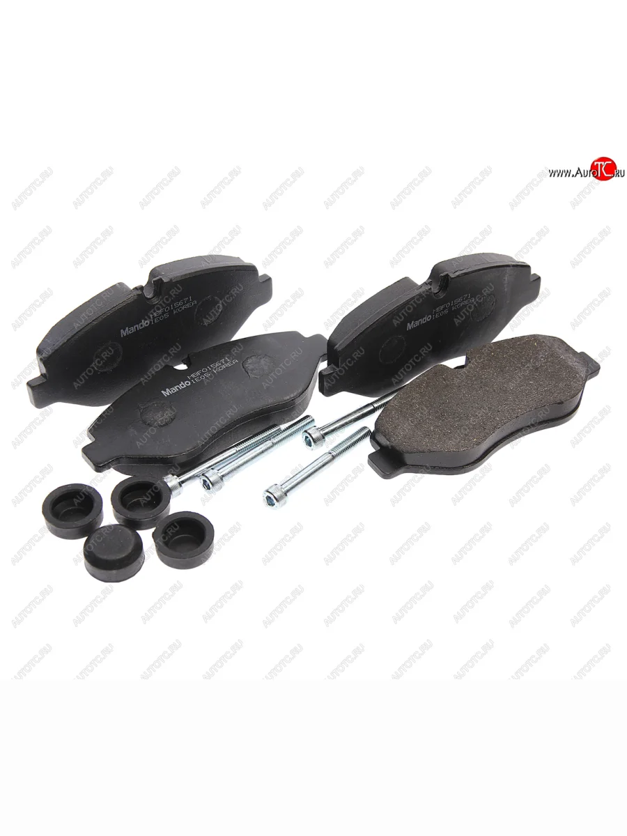 Колодки тормозные передние (4шт.) MANDO Mercedes-Benz Vito W639 рестайлинг (2010-2014)  в Керчи Республика Крым