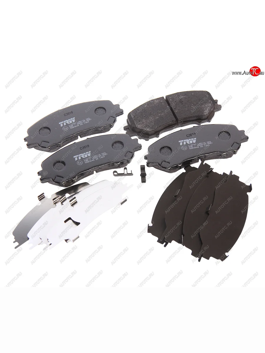 Колодки тормозные передние (4шт.) TRW Nissan X-trail 3 T32 рестайлинг (2017-2022)  в Самаре Самарской области
