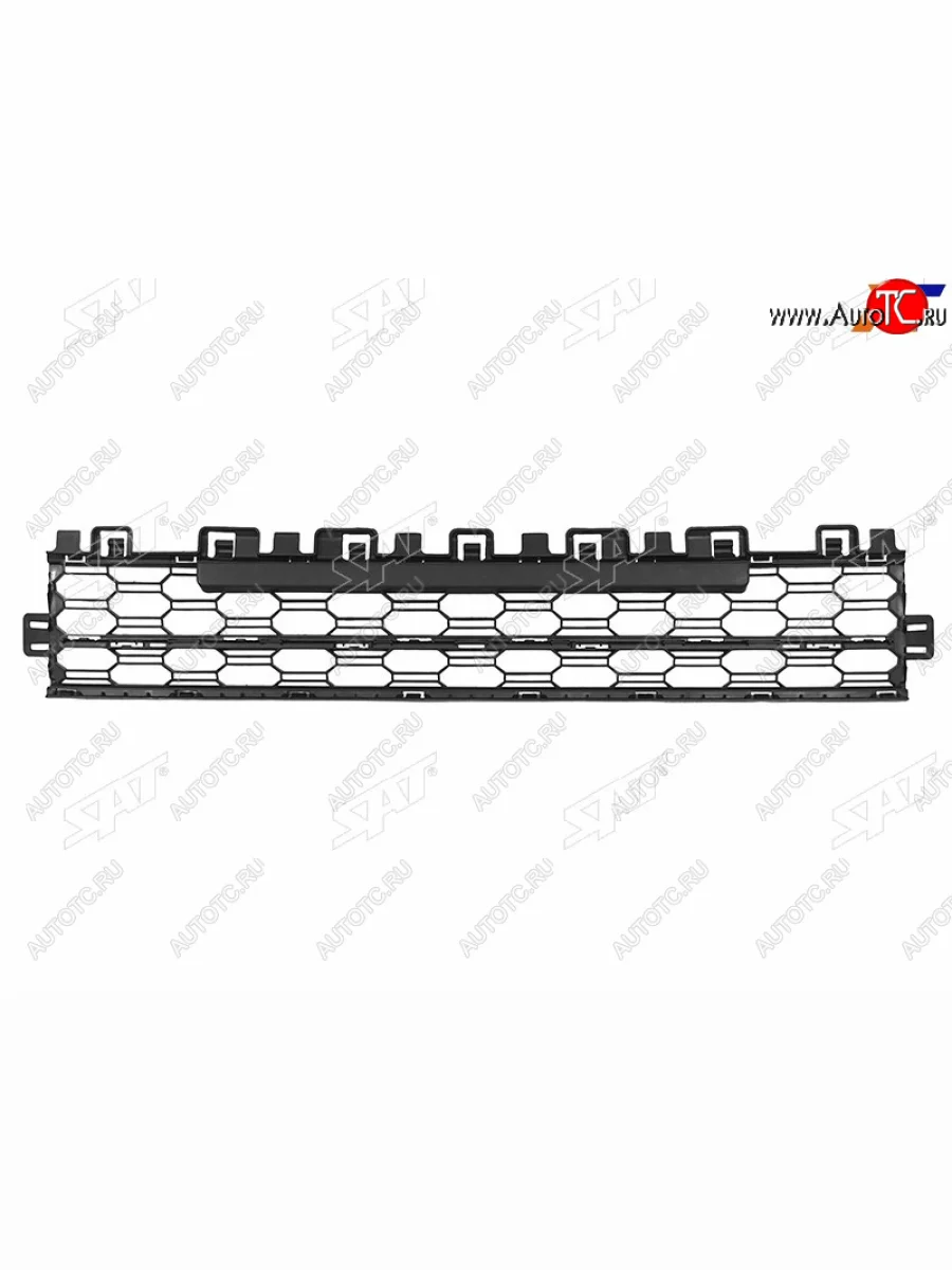 Нижняя решетка переднего бампера SAT Skoda Octavia A8 универсал (2019-2022) (под хром молдинг)  в Самаре Самарской области