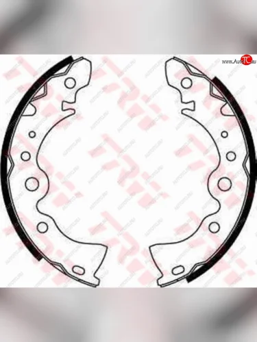 Колодки тормозные задние барабанные (4шт.) TRW Nissan Almera Classic B10 седан (2006-2013)