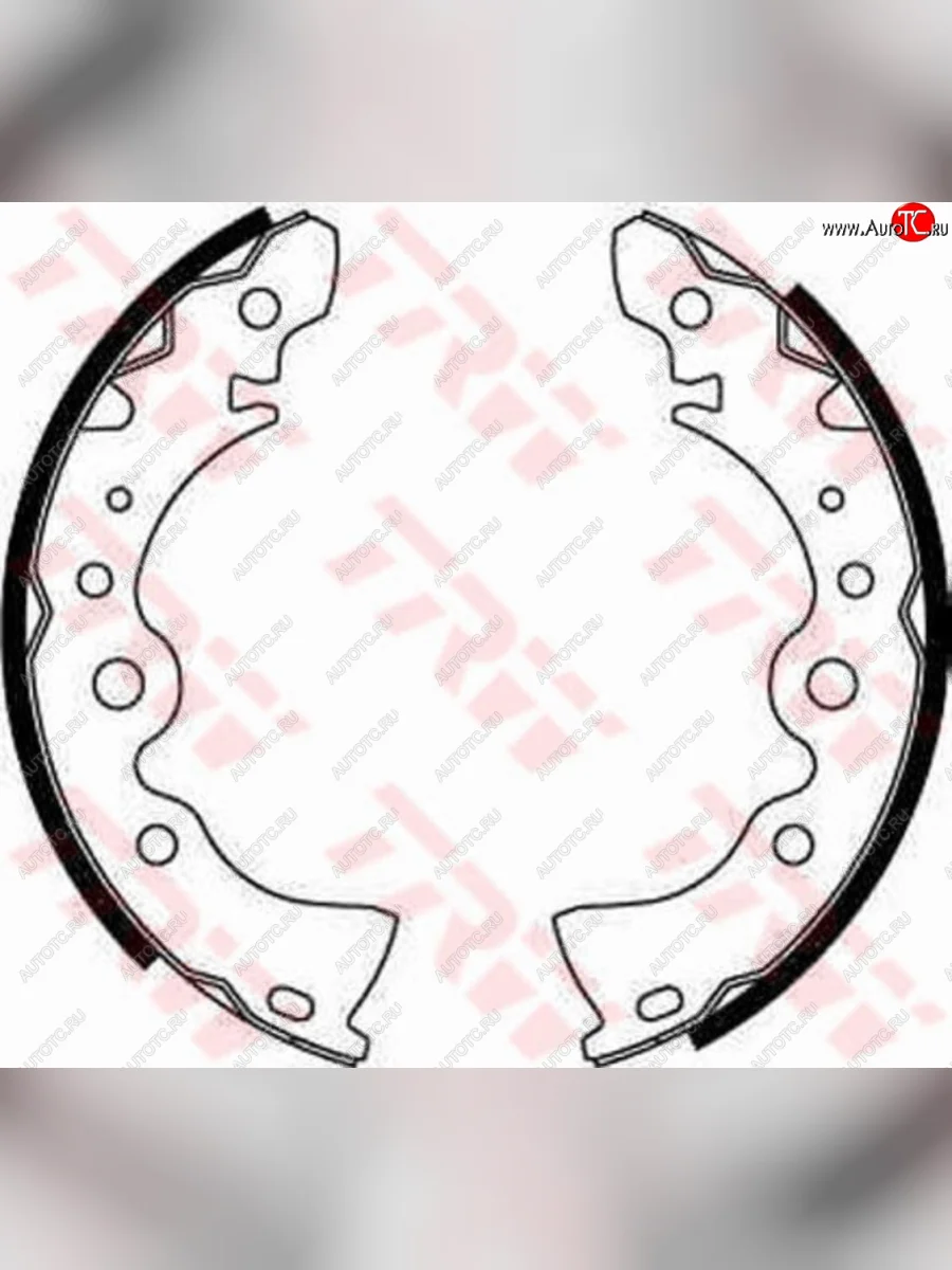 Колодки тормозные задние барабанные (4шт.) TRW Nissan Almera Classic B10 седан (2006-2013)  в Самаре Самарской области