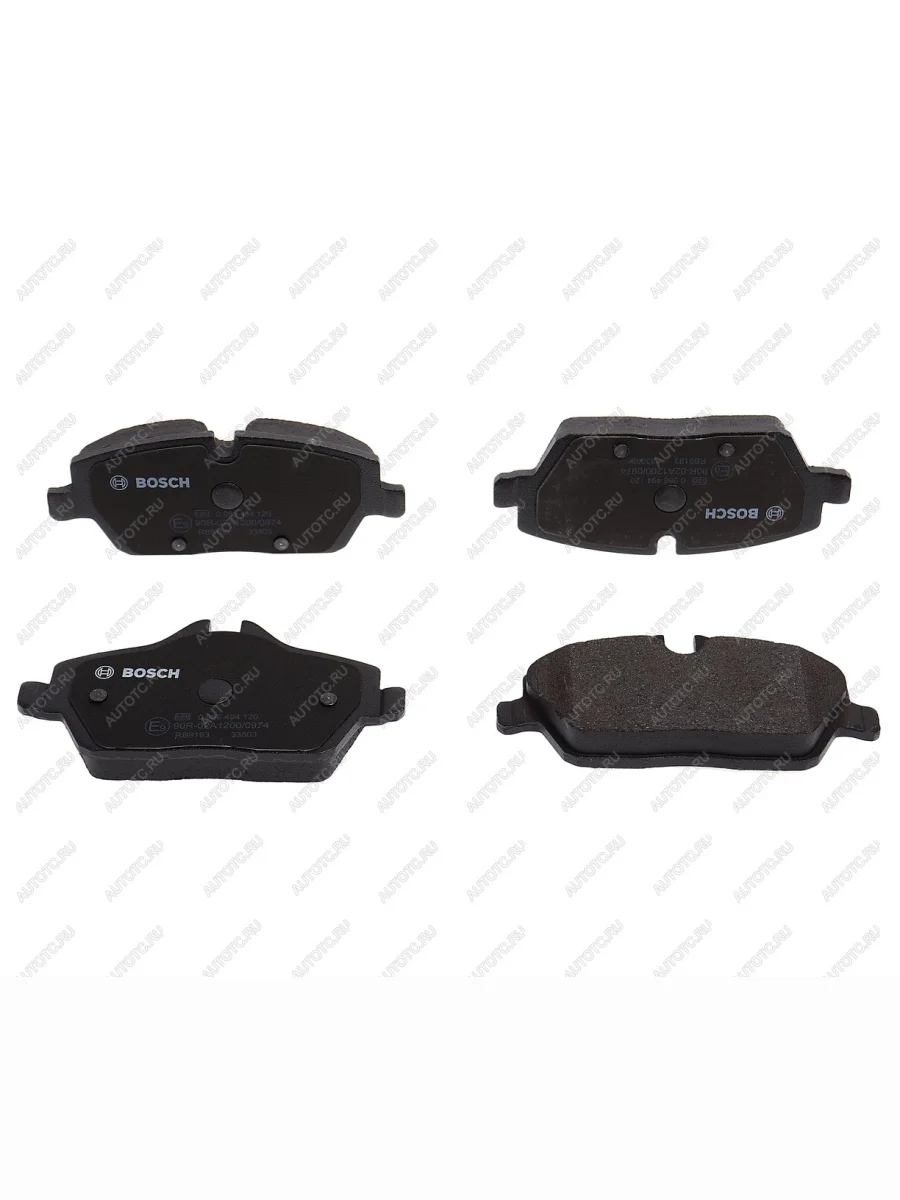 Колодки тормозные передние (4шт.) BOSCH BMW 1 серия E81 хэтчбэк 3 дв. рестайлинг (2007-2012)  в Керчи Республика Крым