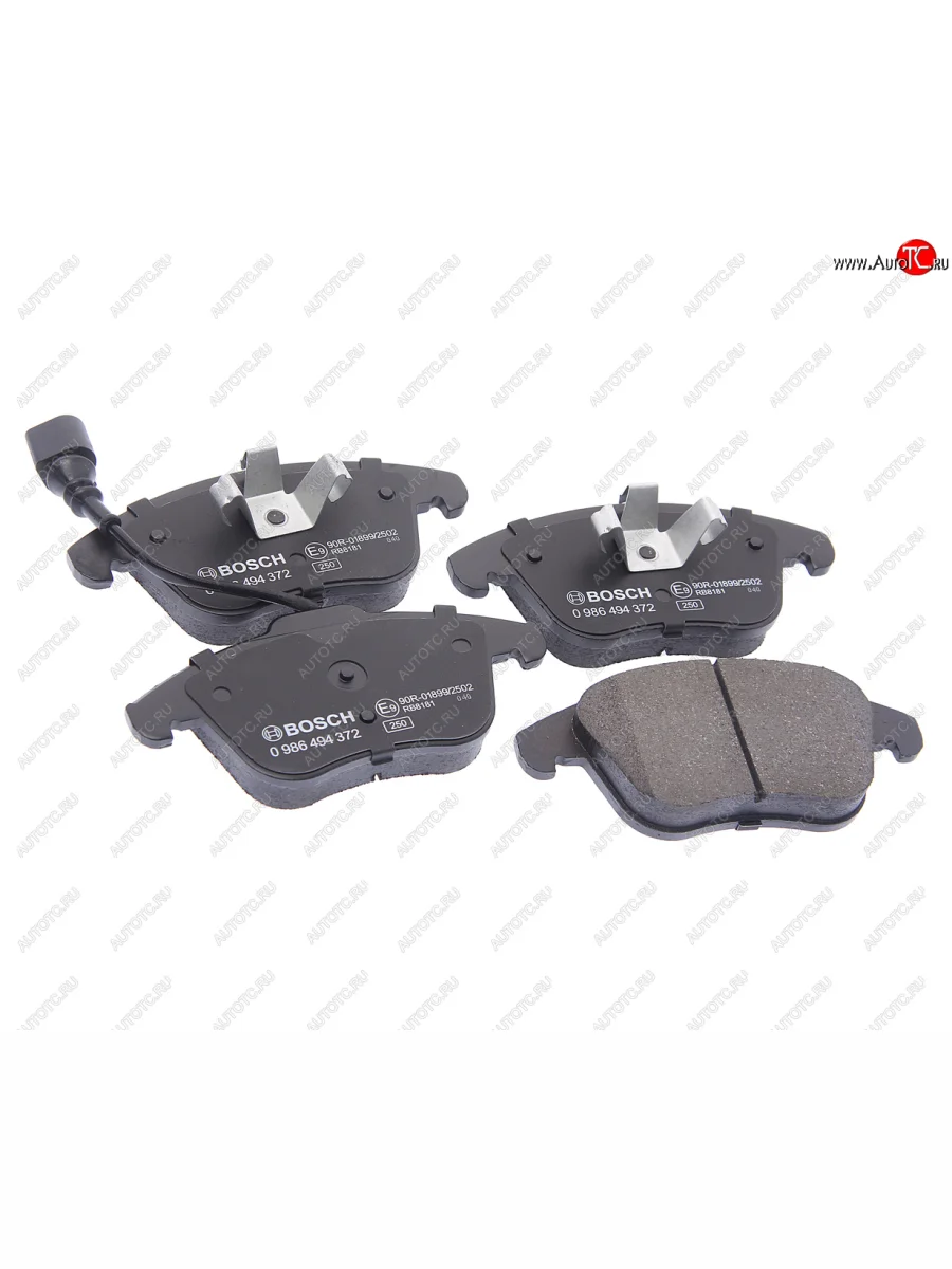 Колодки тормозные передние (4шт.) BOSCH Audi Q3 8U рестайлинг (2014-2018)  в Перми Пермском крае