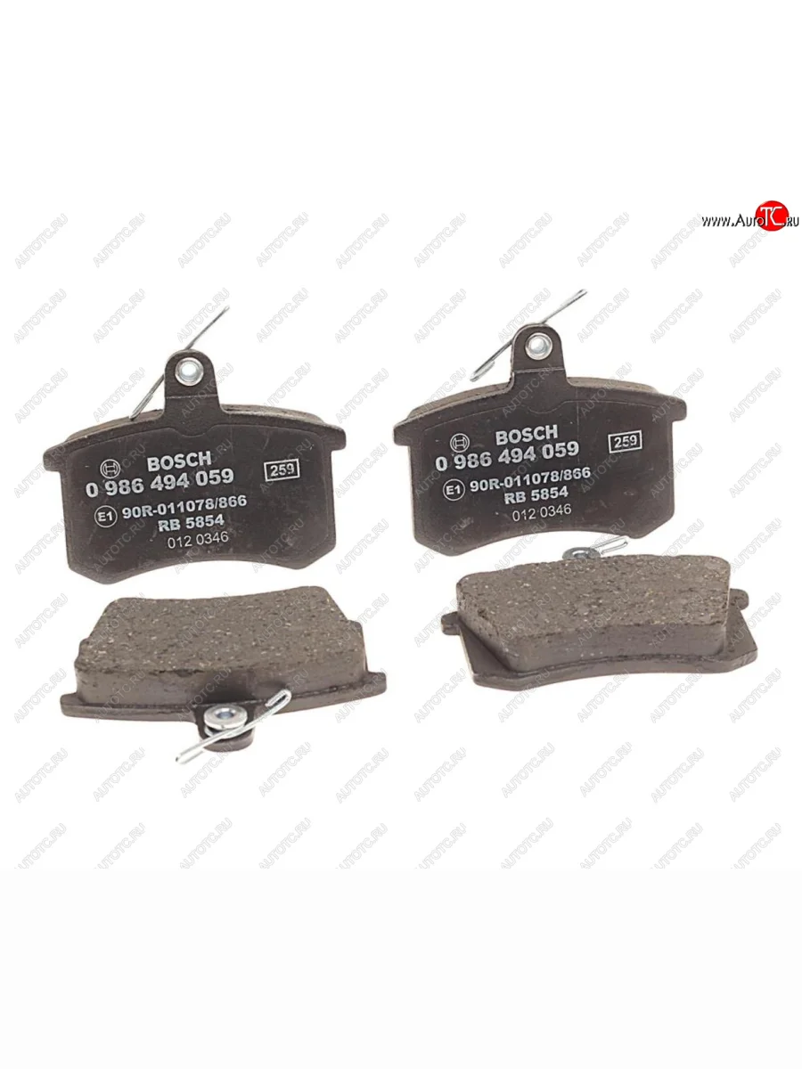 Колодки тормозные задние (4шт.) BOSCH Audi 100 С4 универсал (1990-1995)  в Перми Пермском крае