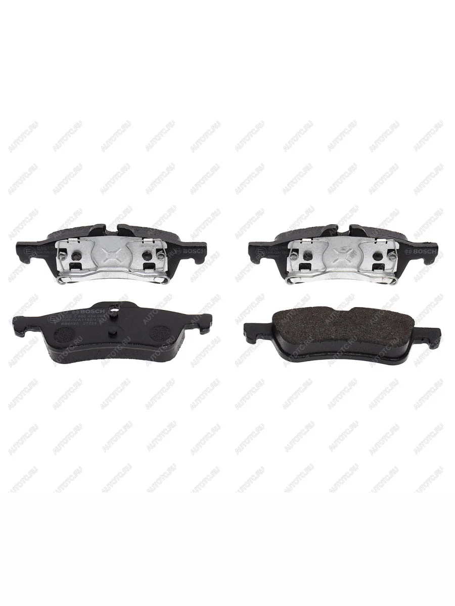 Колодки тормозные задние (4шт.) BOSCH Mini Cooper (2006-2014)  в Перми Пермском крае
