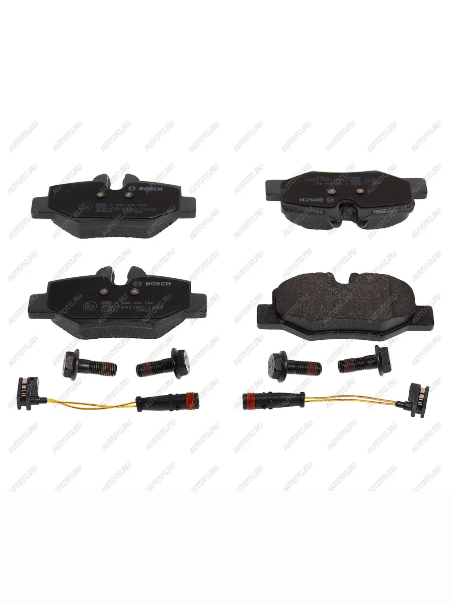 Колодки тормозные задние (4шт.) BOSCH Mercedes-Benz Viano W639 рестайлинг (2010-2014)  в Керчи Республика Крым