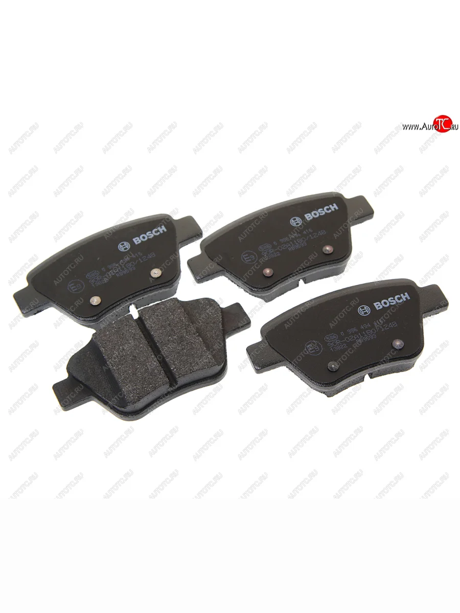 Колодки тормозные задние (4шт.) BOSCH Skoda Superb B6 (3T) лифтбэк дорестайлинг (2008-2013)  в Керчи Республика Крым