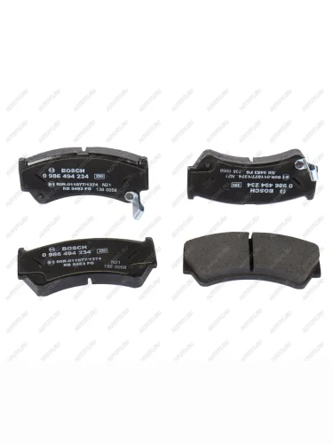 Колодки тормозные передние (4шт.) BOSCH Suzuki Baleno (1999-2002)