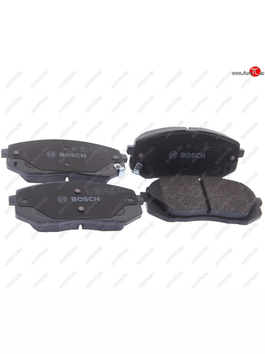 Колодки тормозные передние без отверстий (4шт.) BOSCH Hyundai IX35 LM рестайлинг (2013-2018)  в Самаре Самарской области