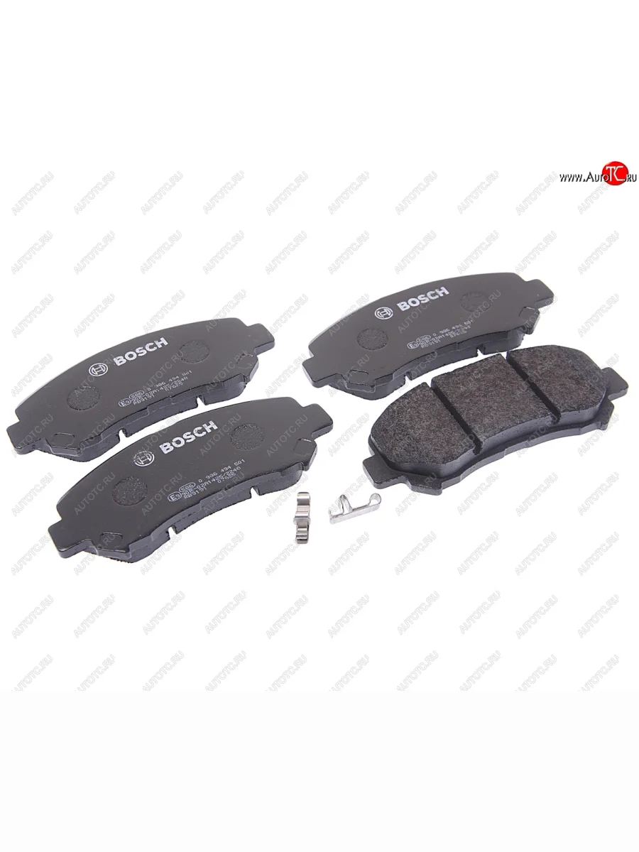 Колодки тормозные передние (4шт.) BOSCH Nissan Qashqai +2 1 J10 рестайлинг (2010-2014)  в Самаре Самарской области