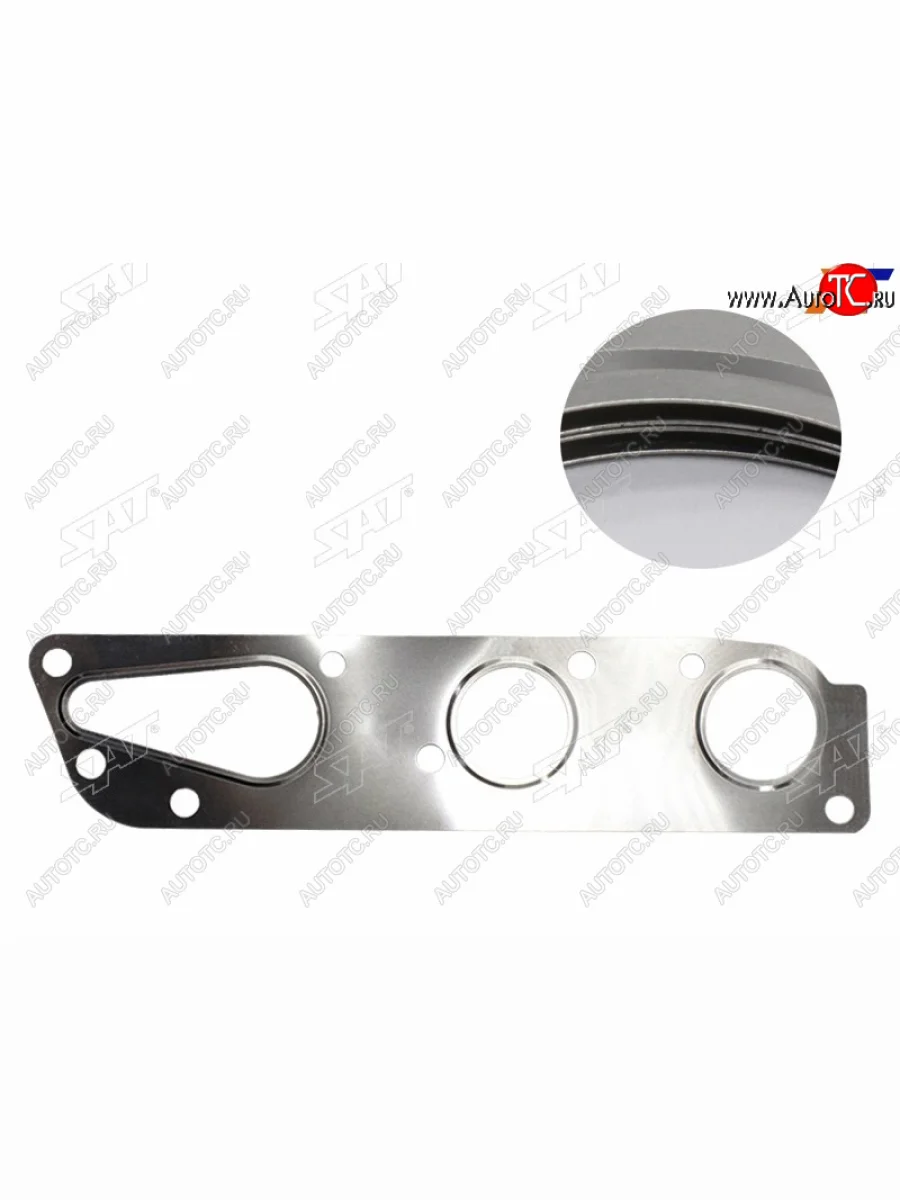 Прокладка выпускного коллектора 4,5,6 цилиндр X20D1 X20D25 SAT Chevrolet Epica V250 (2006-2012)  в Самаре Самарской области