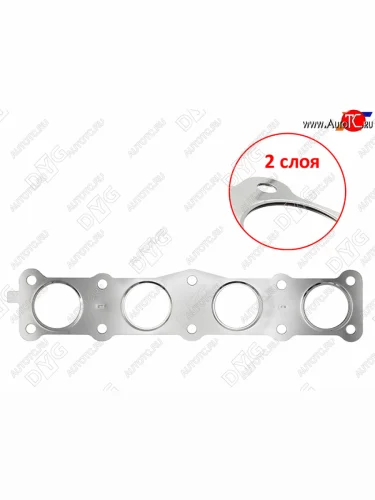 Прокладка выпускного коллектора G4KD 2,0 DYG KIA Sorento XM рестайлинг (2012-2015)