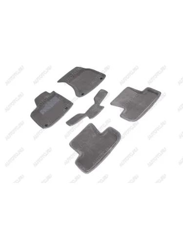 Коврики в салон (4WD 3D ворс) Seintex (серый) BMW 3 серия G20 седан (2018-2022)