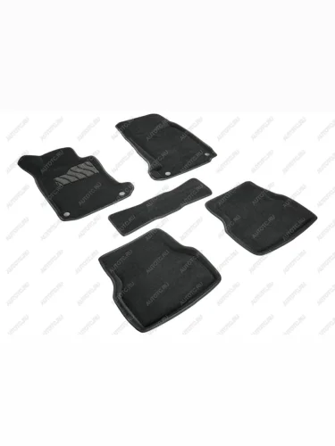 Коврики в салон (3D ворс) Seintex (черный) BMW 5 серия E39 седан дорестайлинг (1995-2000)