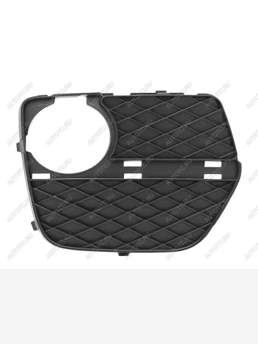 Правая вставка переднего бампера (с отверстием под ПТФ) SAT BMW X6 E71 рестайлинг (2012-2014)