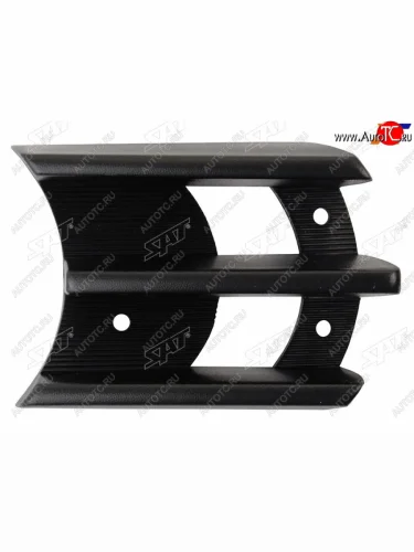 Правая вставка переднего бампера (с отверстием под ПТФ) SAT Mitsubishi Pajero Sport PA дорестайлинг (1996-2004)