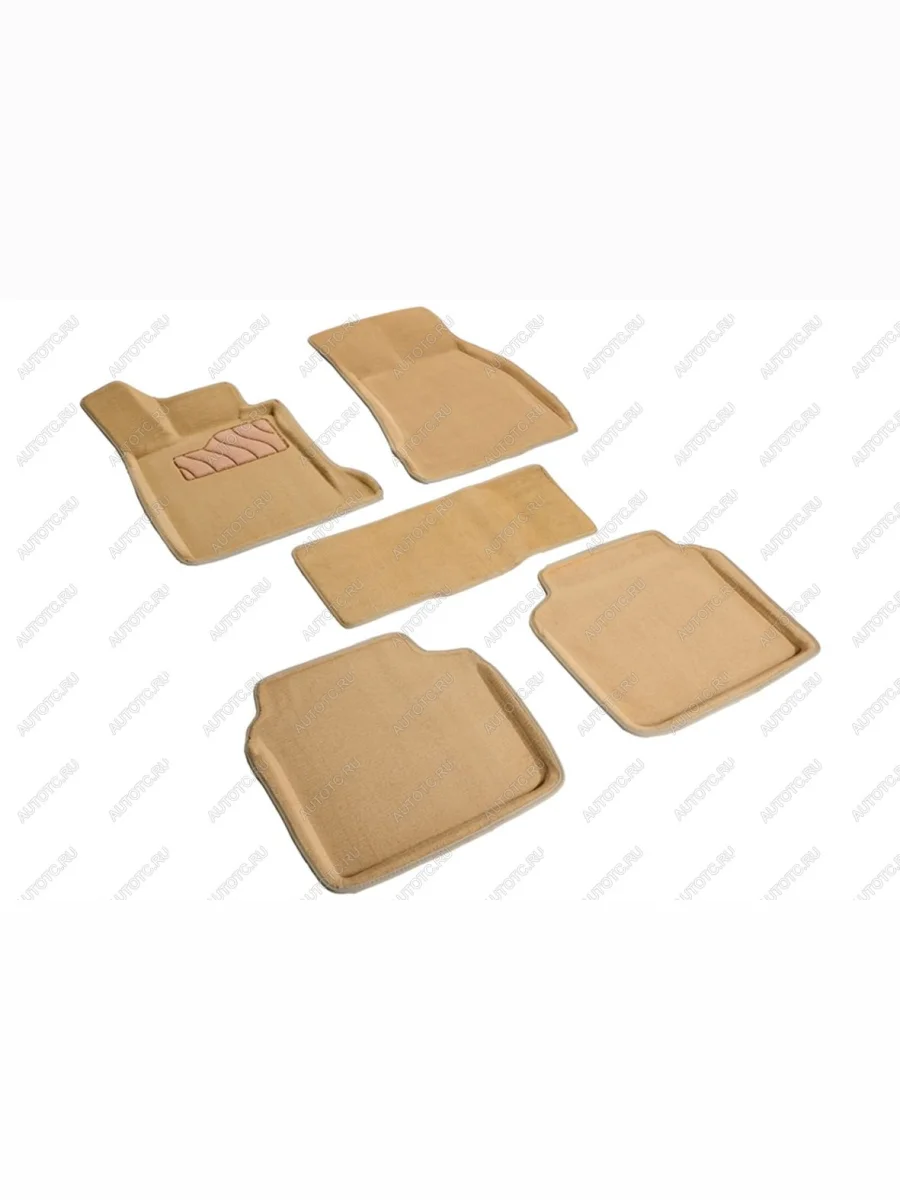 Коврики в салон (3D ворс) Seintex  BMW 7 серия (2015-2022) G11-G12, G11,G12 (бежевый)  в Воронеже Воронежской области