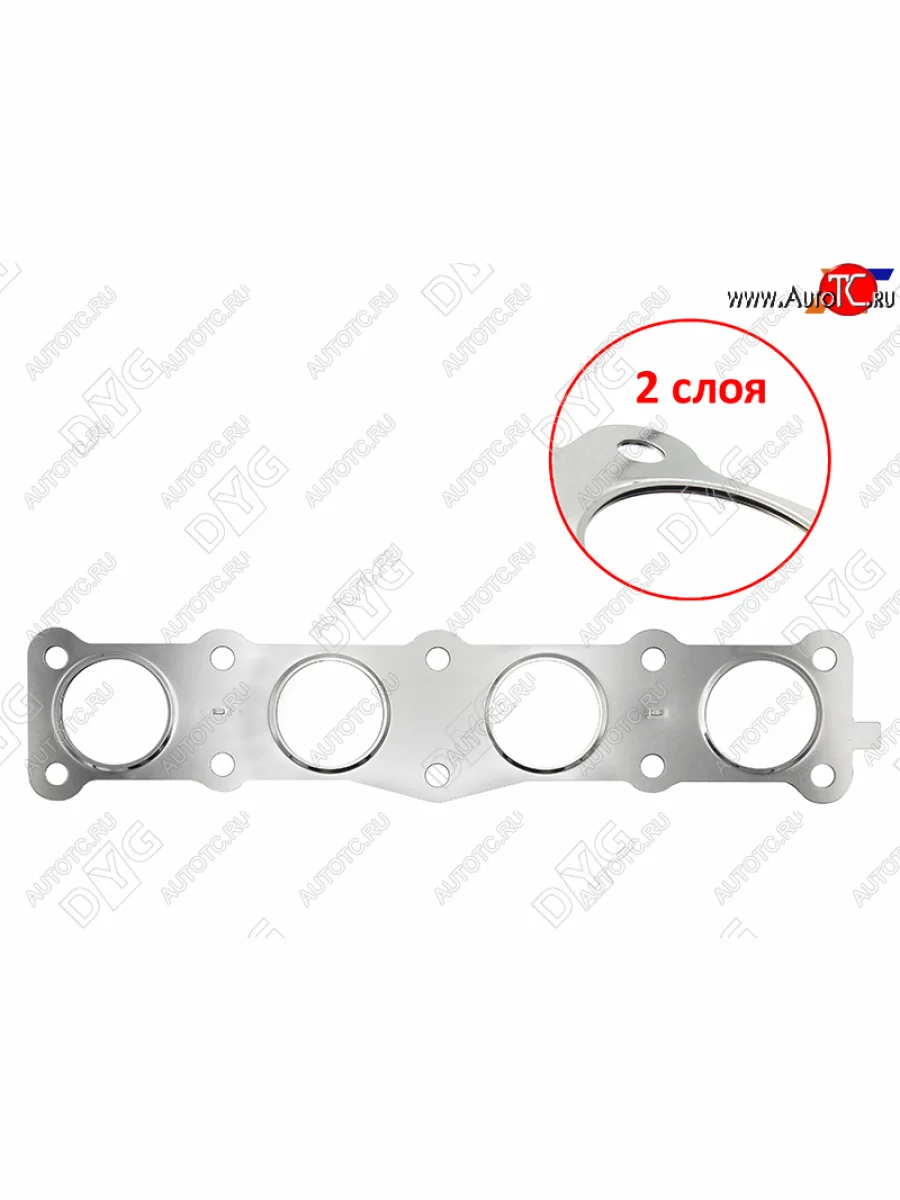 Прокладка выпускного коллектора G4KE 2,4 DYG KIA Optima 4 JF дорестайлинг универсал (2015-2018)  в Перми Пермском крае