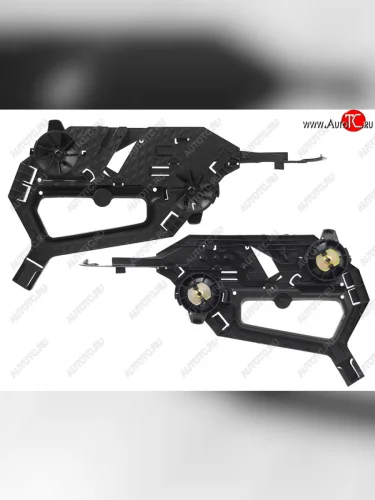 Левое крепление передней фары №1 SAT Skoda Octavia A5 дорестайлинг универсал (2004-2008)