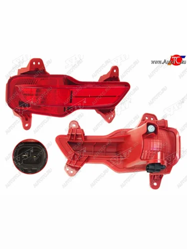 Левый фонарь в задний бампера SAT KIA Rio X-line (2017-2021)