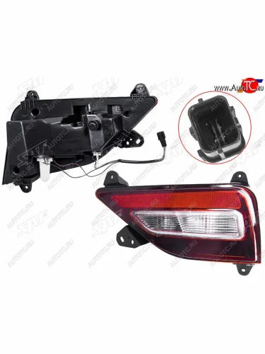 Правый фонарь в задний бампер SAT Hyundai Santa Fe TM дорестайлинг (2018-2021)