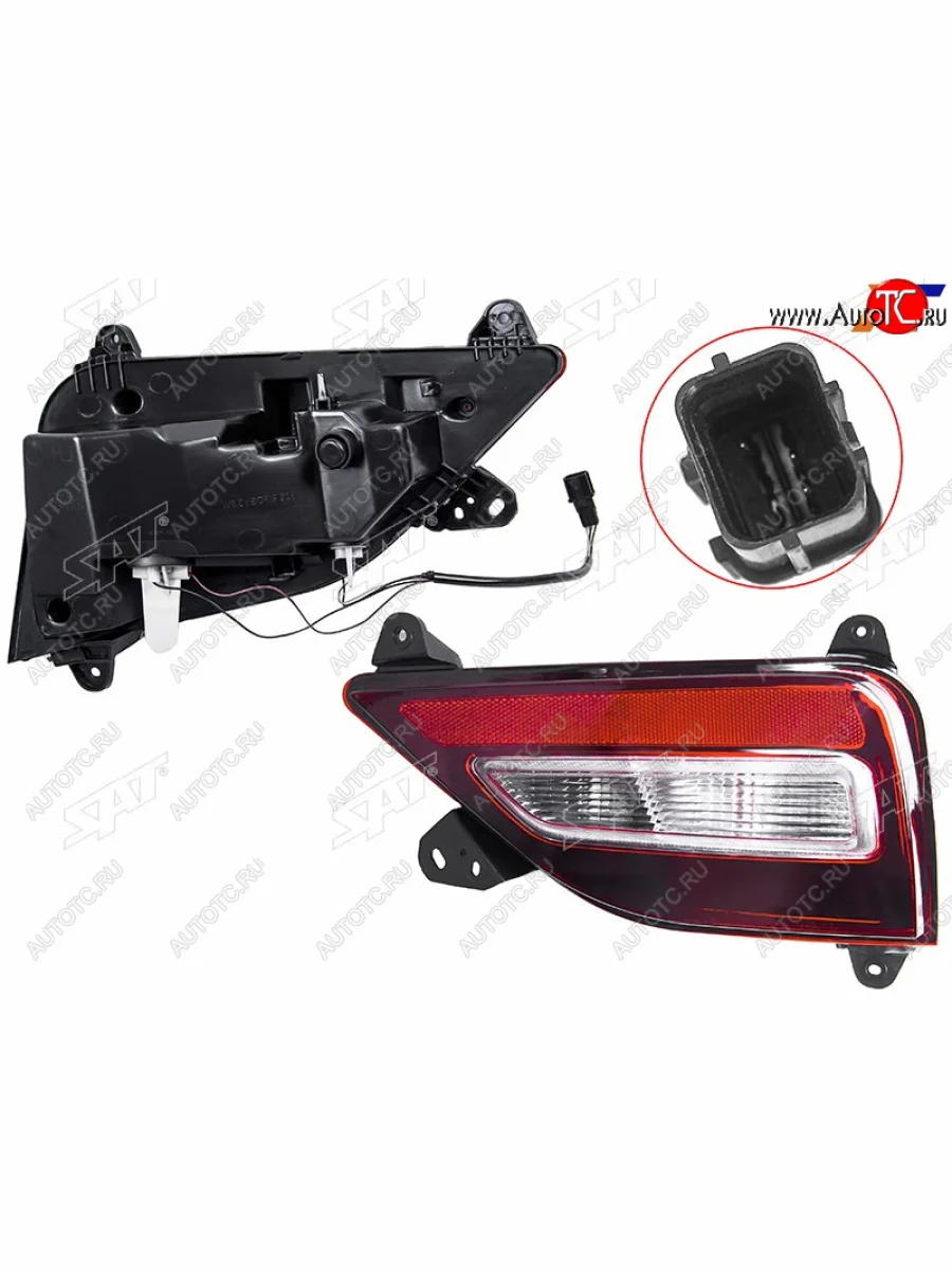 Правый фонарь в задний бампер SAT Hyundai Santa Fe TM дорестайлинг (2018-2021)  в Керчи Республика Крым