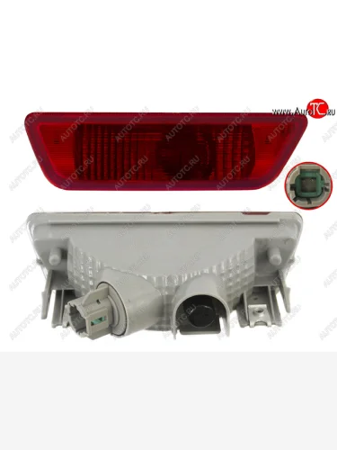 Левый фонарь в задний бампер SAT Nissan X-trail 2 T31 рестайлинг (2010-2015)