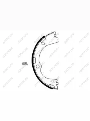 Колодки тормозные задние (4шт.) BOSCH Hyundai Tucson TL дорестайлинг (2015-2018)