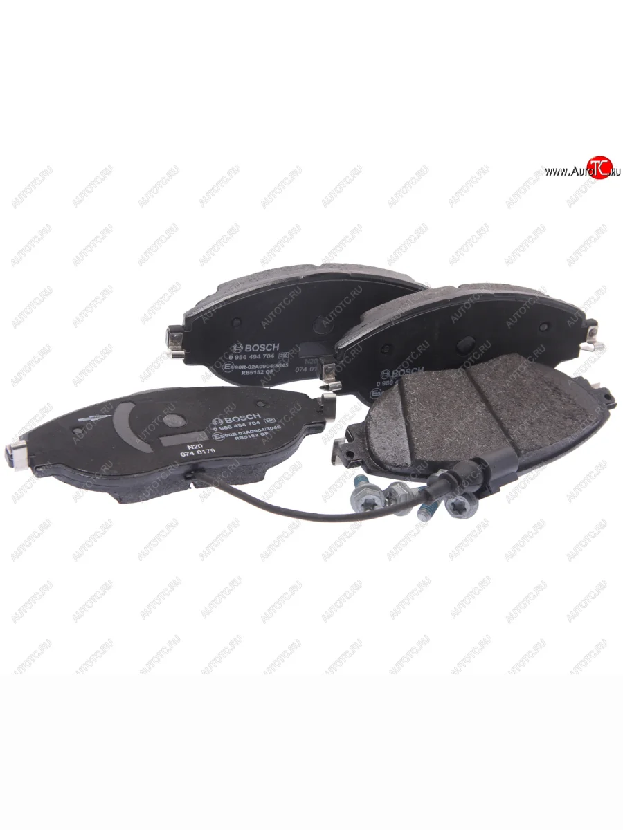 Колодки тормозные передние (4шт.) BOSCH Audi A3 8VS седан дорестайлинг (2012-2016)  с доставкой в г. Керчь