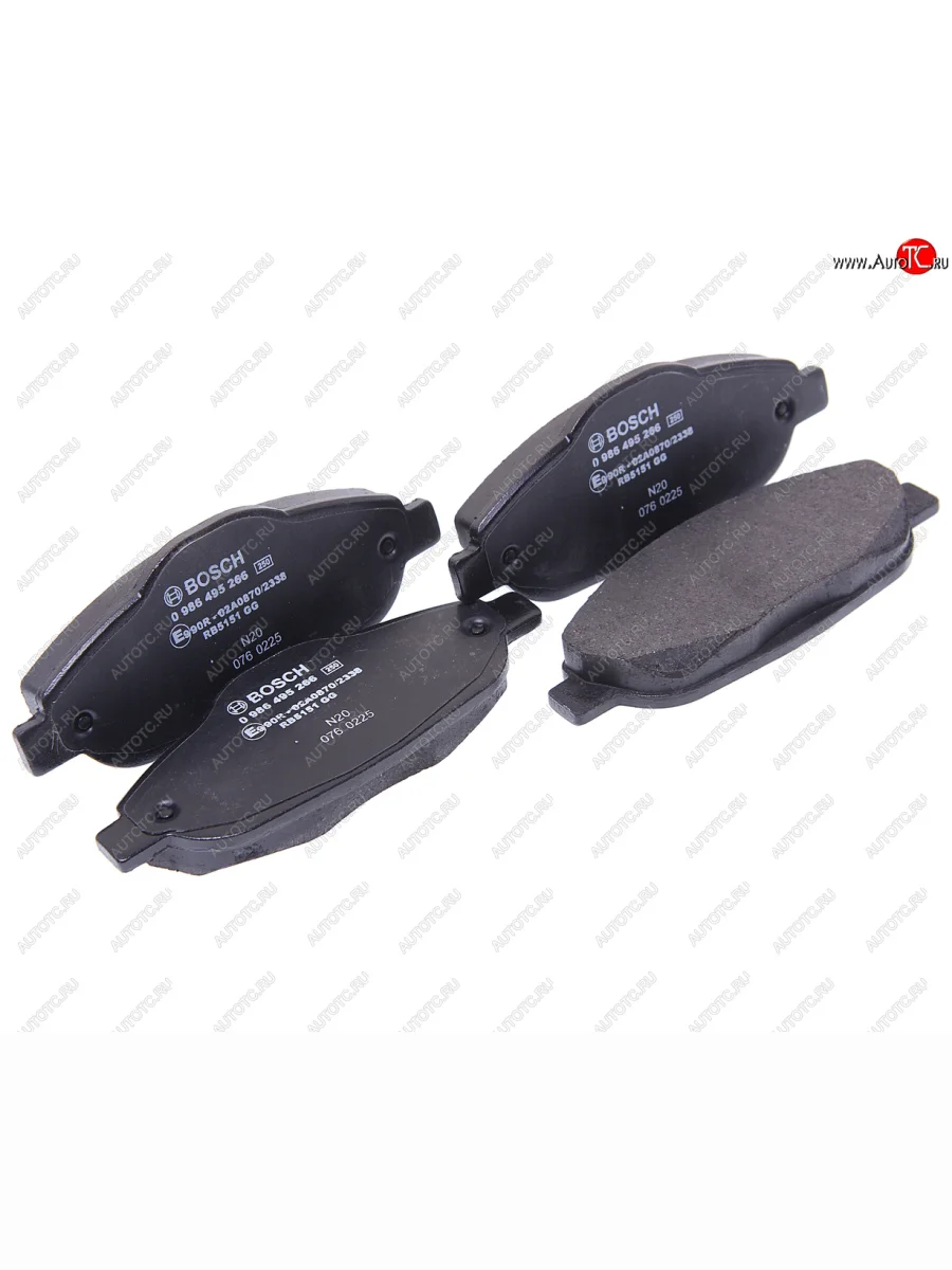 Колодки тормозные передние (4шт.) BOSCH Peugeot 3008 дорестайлинг (2009-2013)  в Керчи Республика Крым