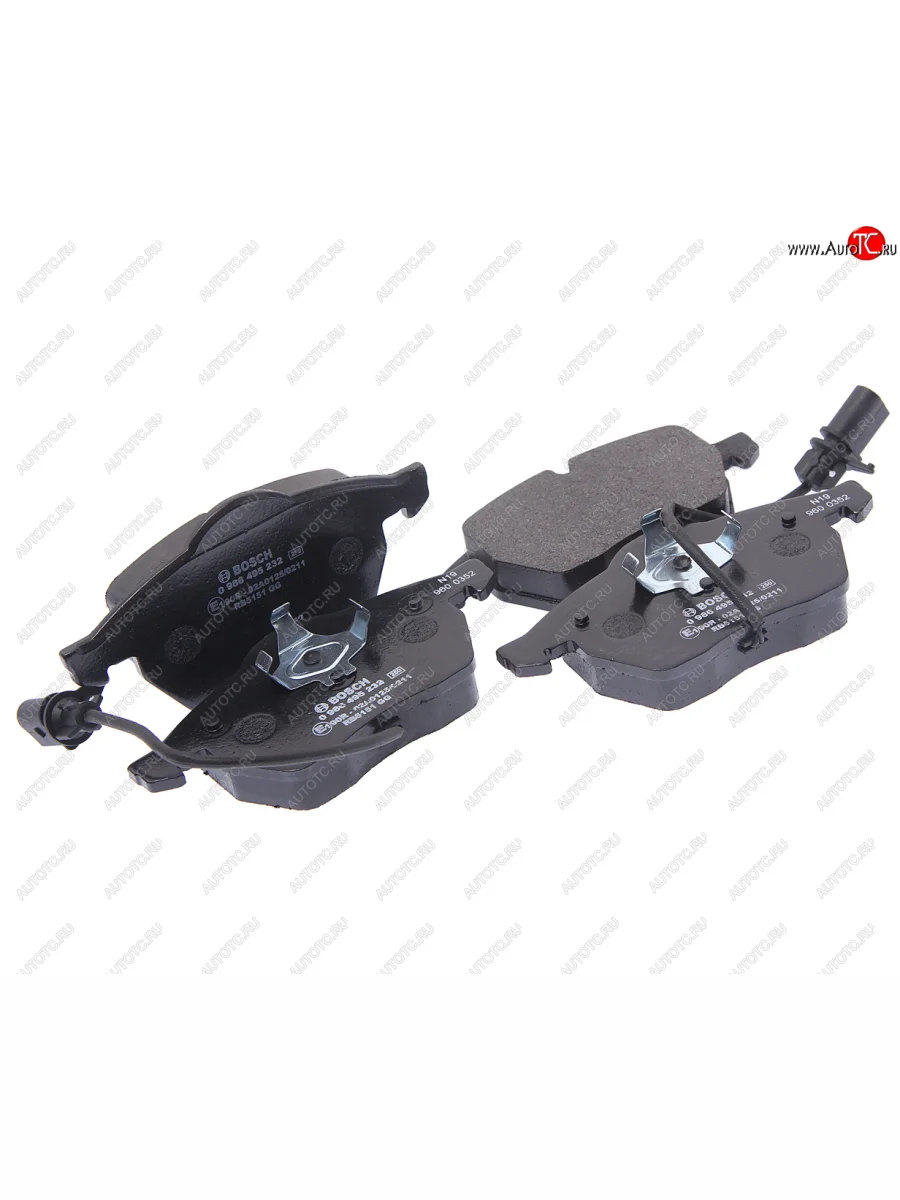 Колодки тормозные передние (4шт.) BOSCH Audi A4 B8 дорестайлинг, универсал (2007-2011)  с доставкой в г. Керчь