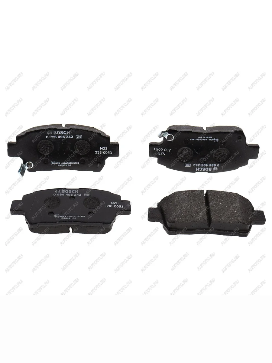 Колодки тормозные передние (4шт.) BOSCH Toyota Yaris XP10 хэтчбэк 5 дв. (1999-2005)  в Керчи Республика Крым