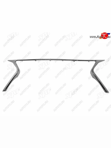 Молдинг решетки радиатора SAT (хром) Lexus RX350 AL10 рестайлинг (2012-2015)