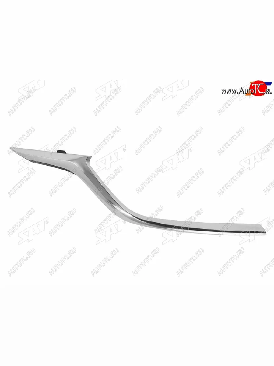 Правый молдинг решетки радиатора SAT Mazda 6 GJ 1 рестайлинг универсал (2015-2018) (хром)  в Керчи Республика Крым