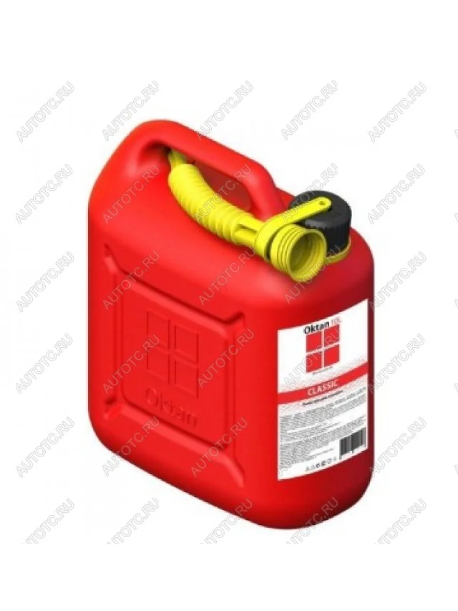 Канистры топливные (ГСМ Oktan Классик 10л пластик) Автопилот Volvo V90 дорестайлинг (2016-2020) (красный)