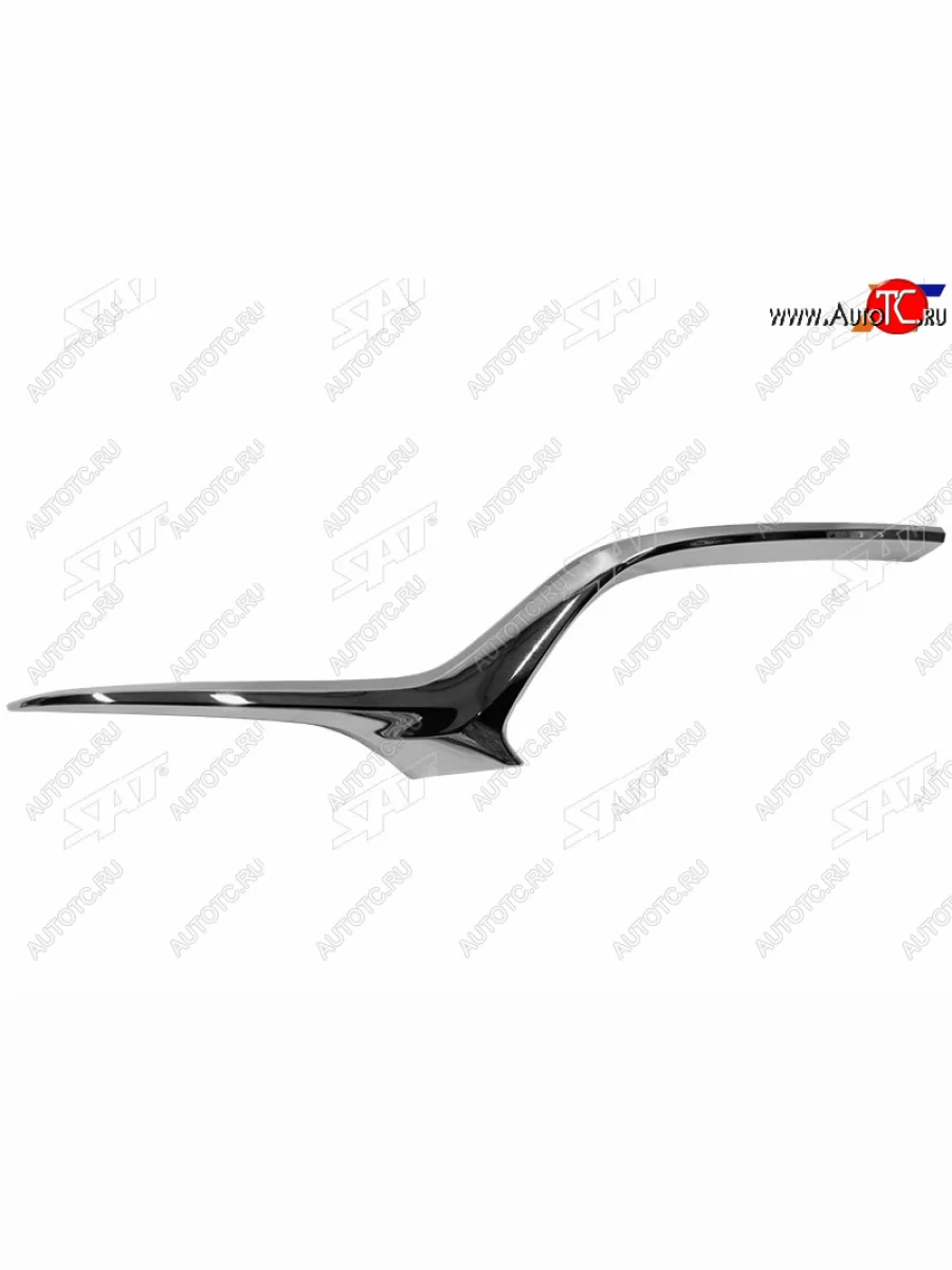 Левый молдинг решетки радиатора SAT Mazda 6 GJ 2-ой рестайлинг универсал (2018-2025) (хром)  в Керчи Республика Крым