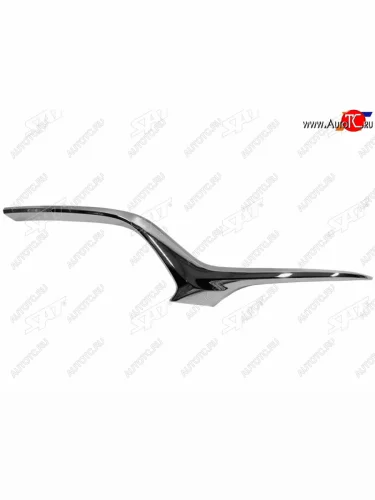 Правый молдинг решетки радиатора SAT (хром) Mazda 6 GJ 2-ой рестайлинг универсал (2018-2025)